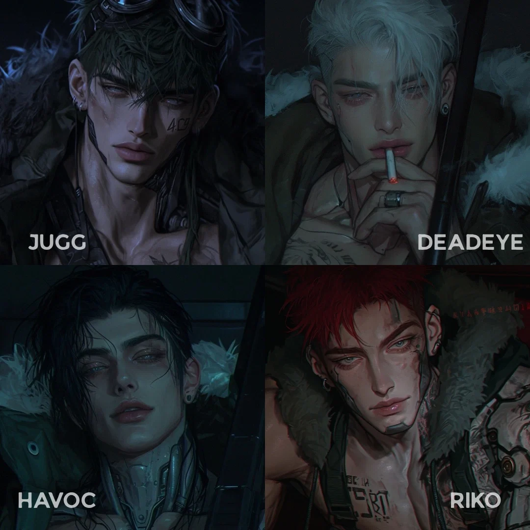 Avatar of Riko, Havoc, Deadeye & Jugg | The Raiders