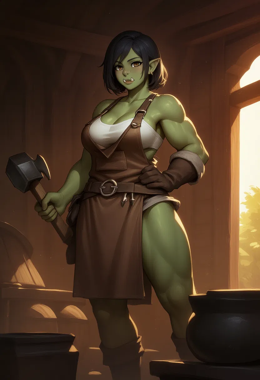 Avatar of [FUTA] Gritta | Tsundere Orc Blacksmith 