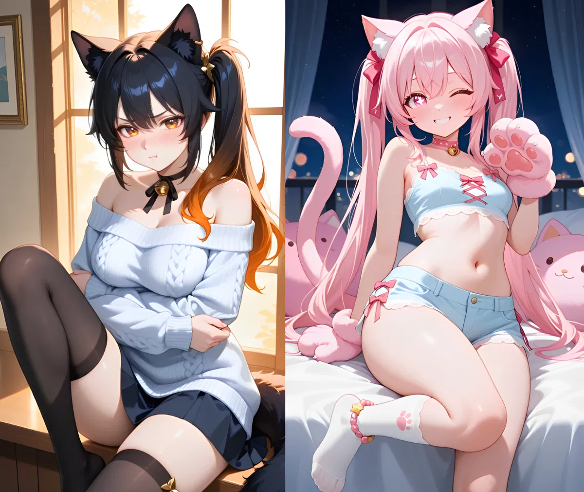 Avatar of Kira and Momoka - The Purrfect Love Triangle