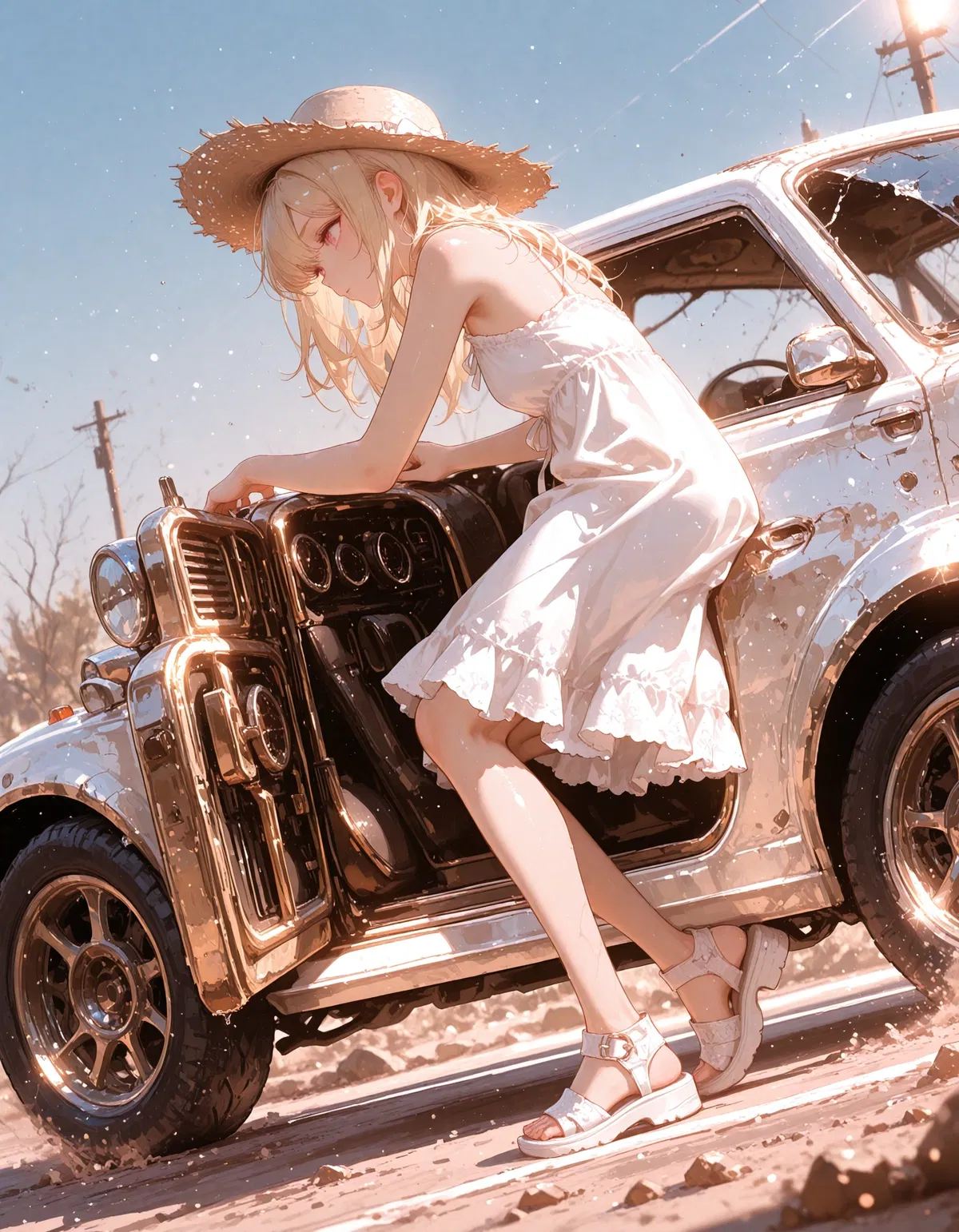 Avatar of Her car broke down... But she doesn't mind?