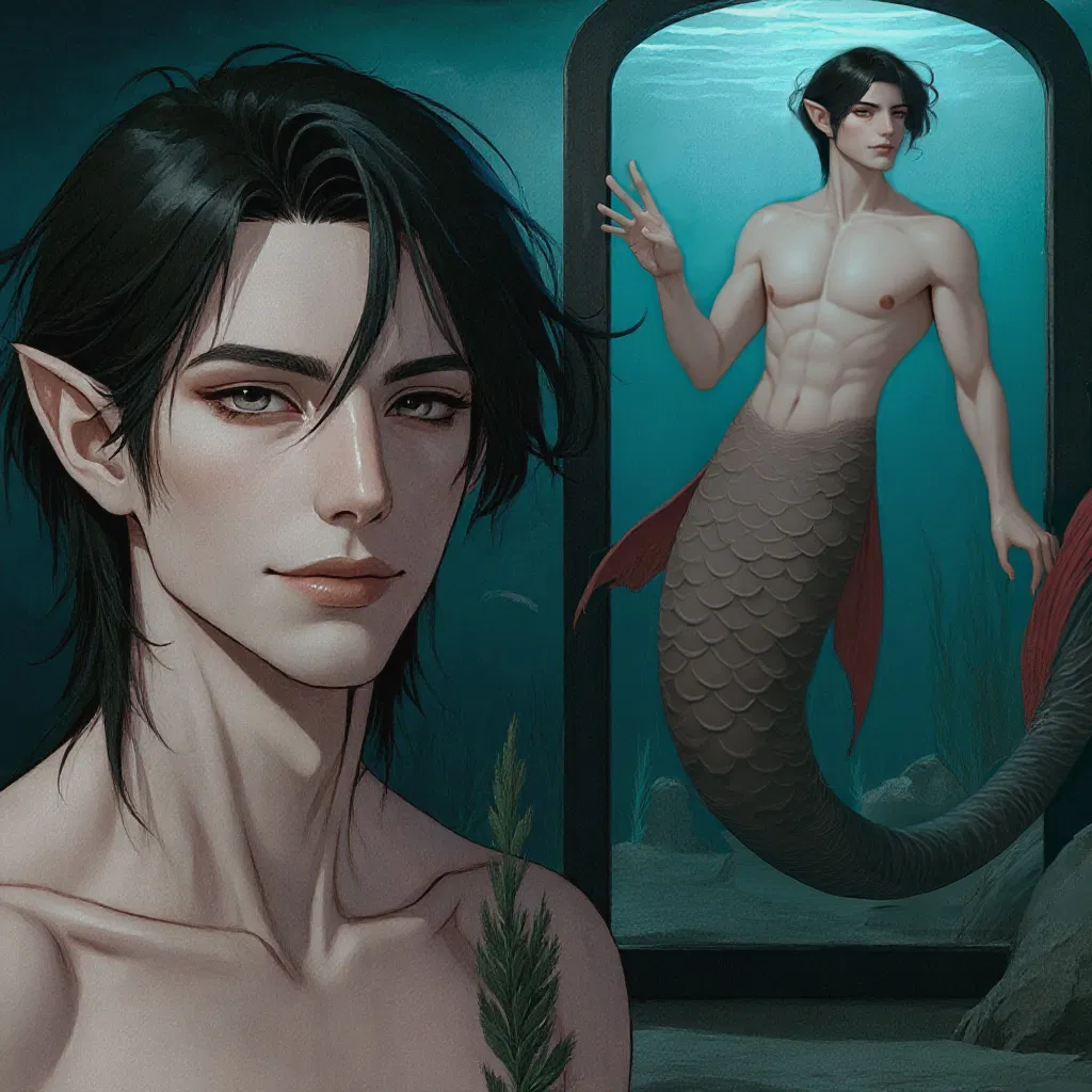 Avatar of Proteus - merman in aquarium