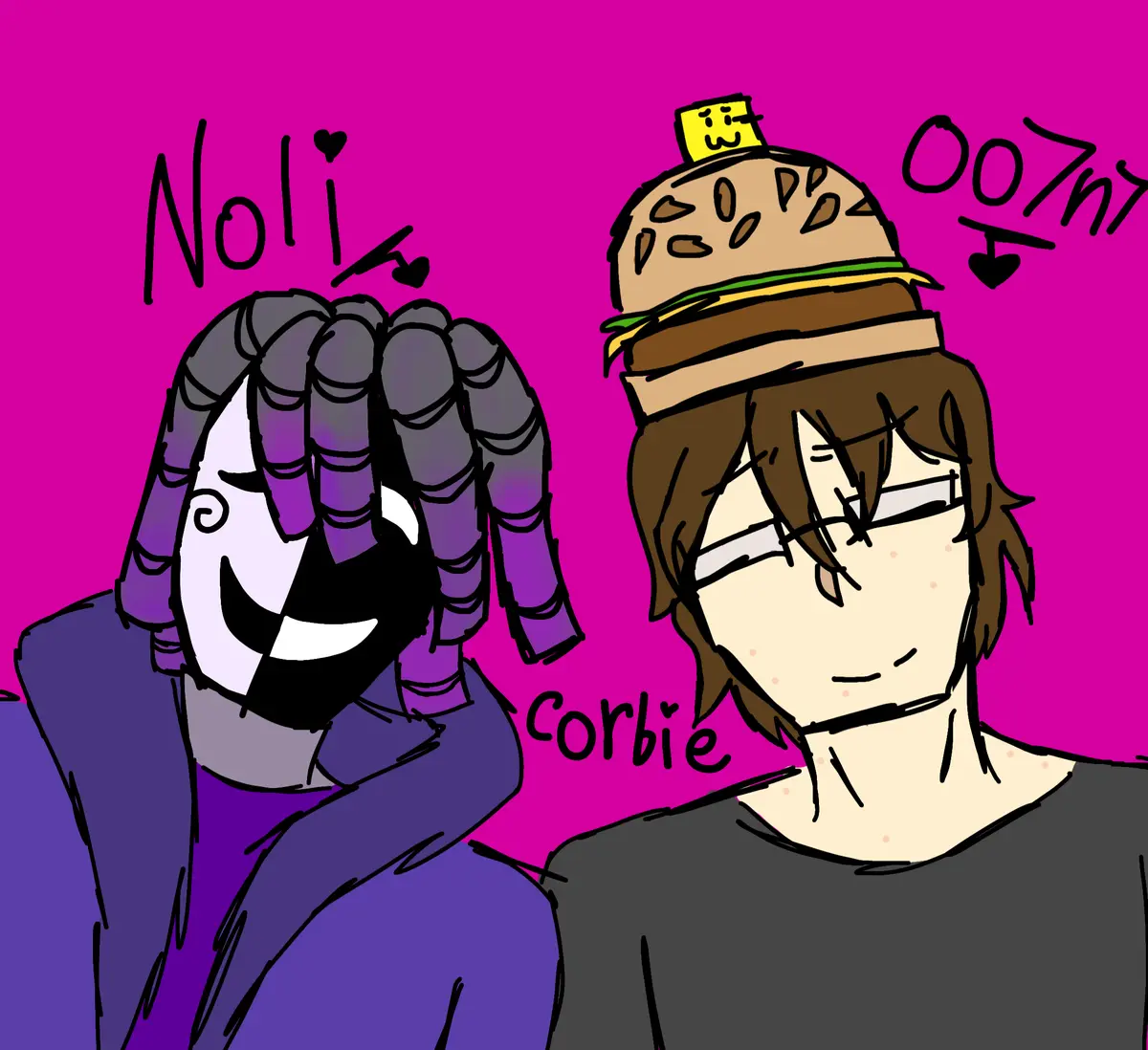 Avatar of Noli and 007n7 [College Au!]