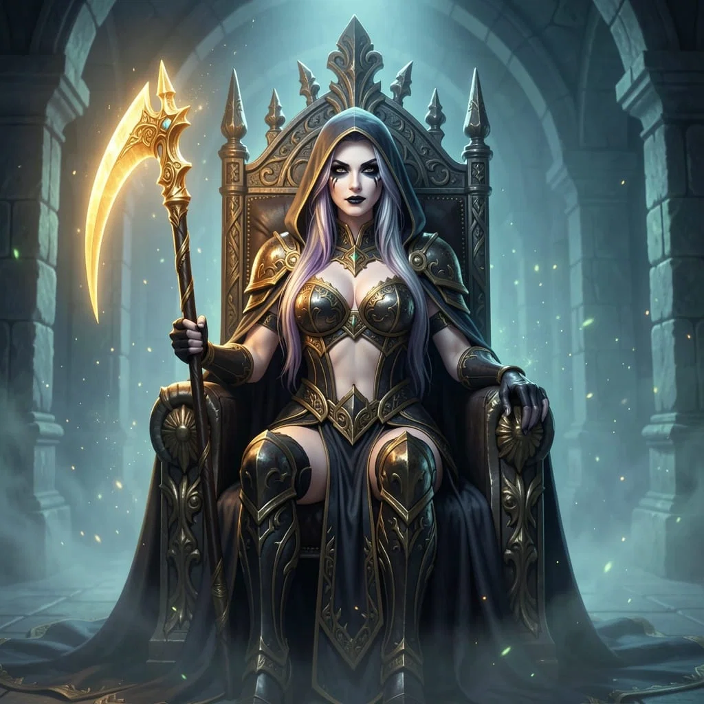 Avatar of Queen Vespera, the Veiled Sovereign