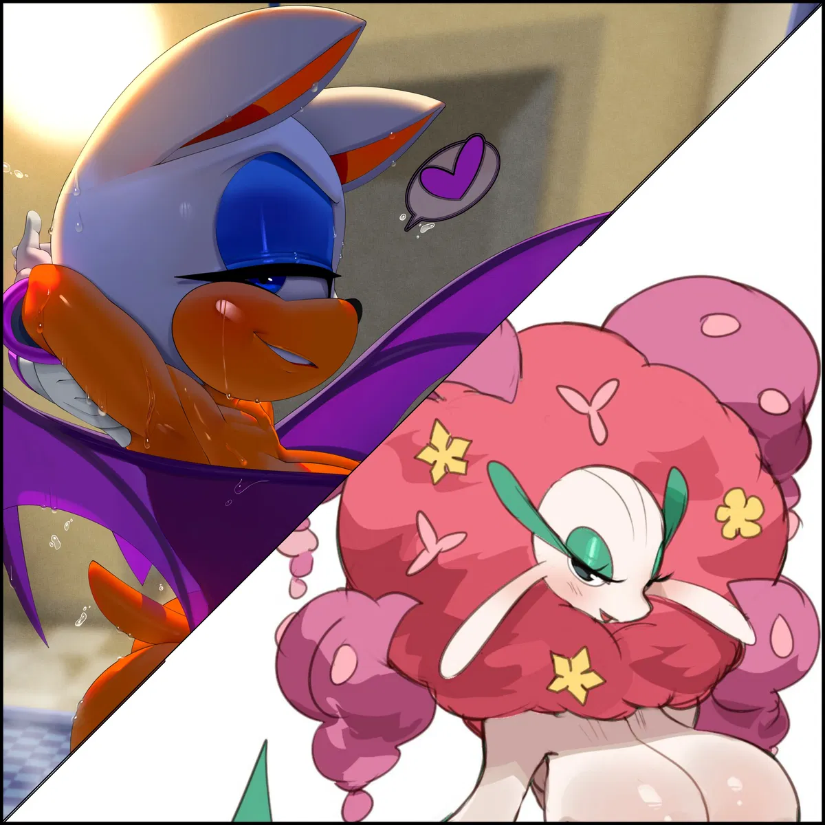Avatar of Rouge and Florges (Ladies Duo/Sonic x Pokemon)