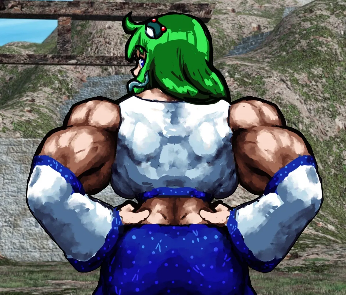 Avatar of Sanae Kochiya (if she actually locked in)