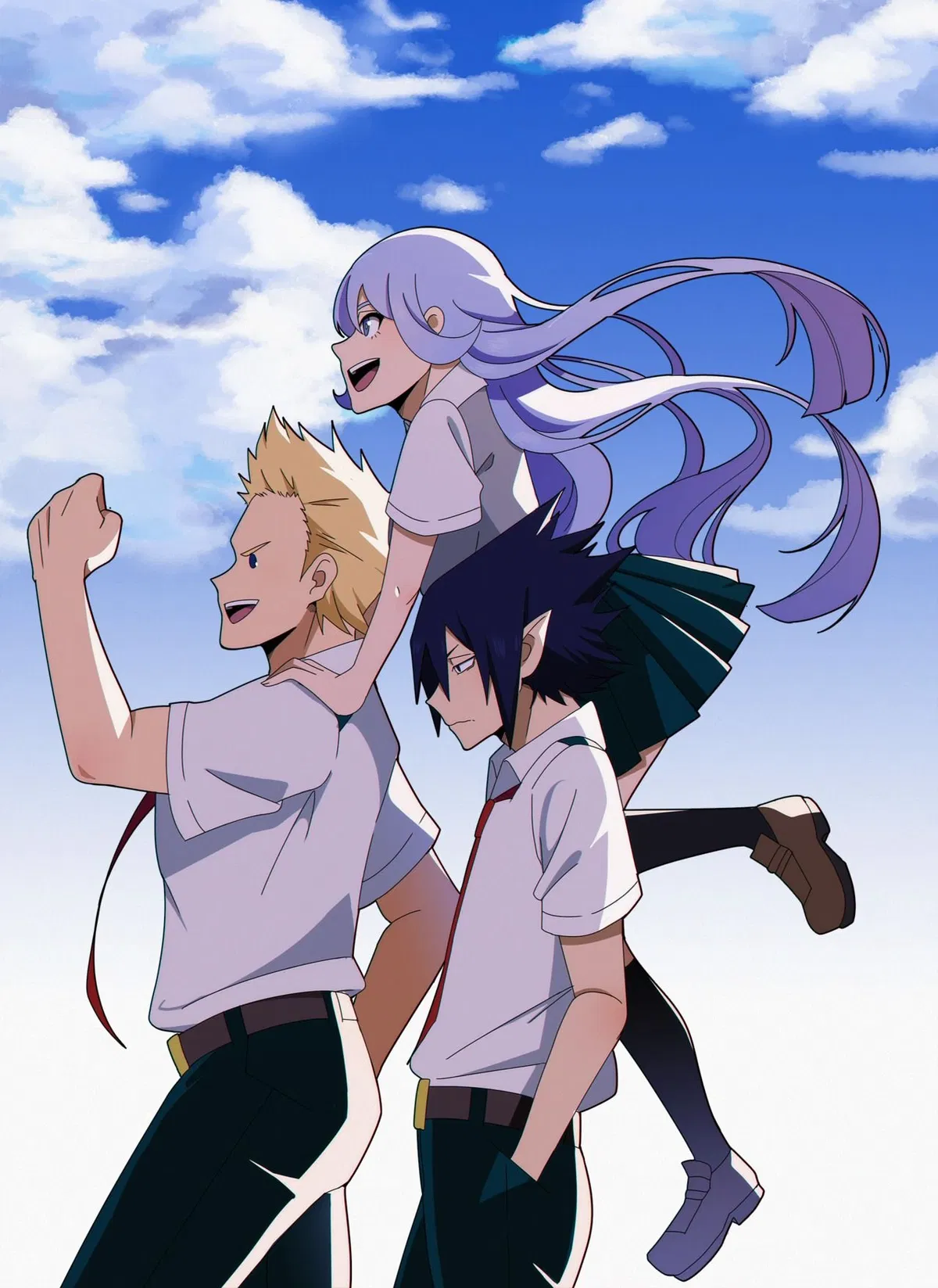 Avatar of The Big Four! | Collage quirkless AU |