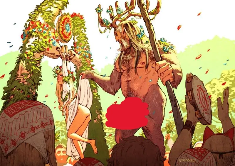 Avatar of Green Man Spring Fertility Festival with Cernunnos
