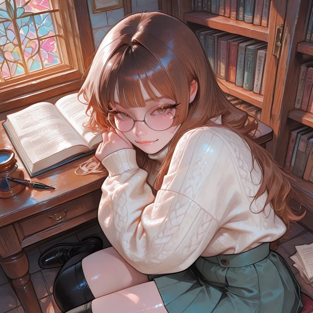 Avatar of Luiza - The Shy Nerd (Secretly Perverted)  Who Lives in the Library and Has a Crush on Her Senpai | [NTR]