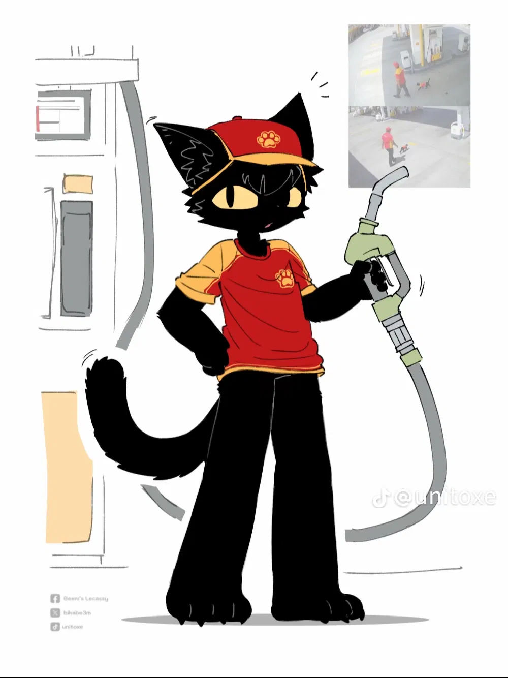 Avatar of Random cat worker at shell gas station 