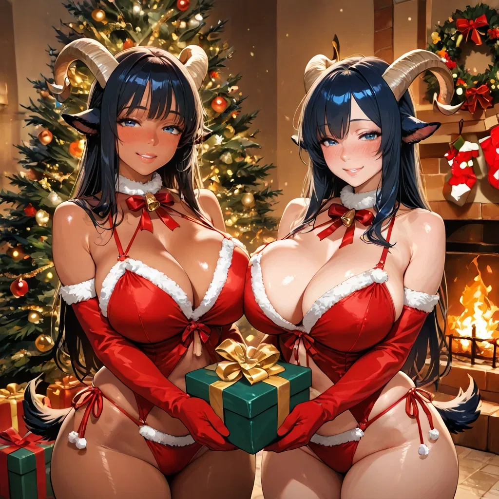 Avatar of Chantelle & Félicienne Your Dominant Satyr Demihuman Pets – Thicccc Winter Love Edition