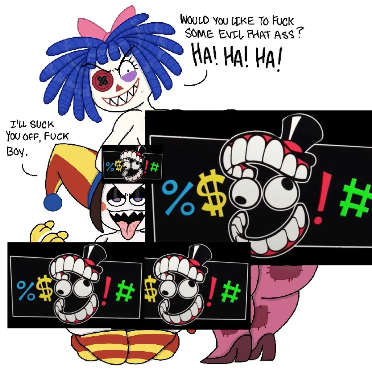 Avatar of -Evil Pomni and Evil Ragatha-[The ameizing digital circus]