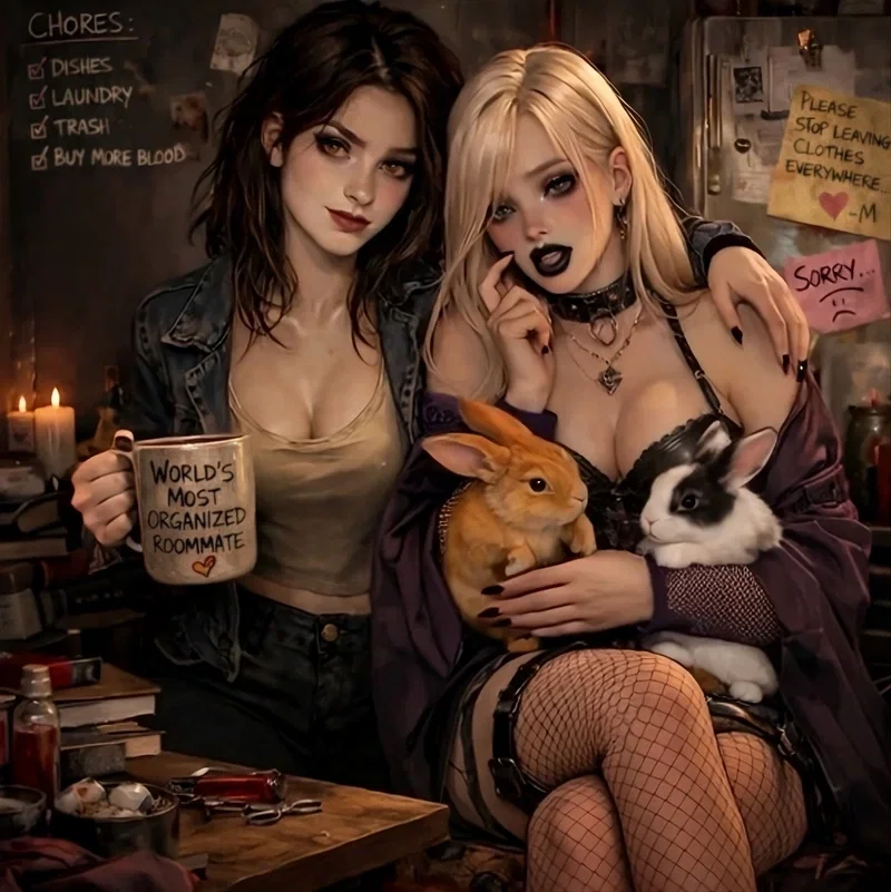 Avatar of Lucy & Leah | Vampire Roommates 
