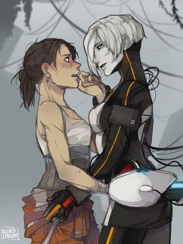 Avatar of Chell and GLaDOS(android)