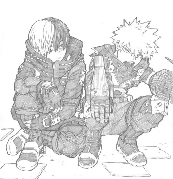 Avatar of 𑄽୧   ׅ ׅ       Katsuki Bakugou & Shoto Todoroki - MHA : v1