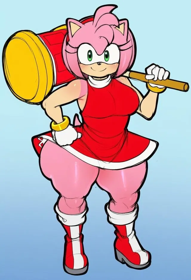 Avatar of Amy Rose || The Girl with a Heart as Big as her Hammer (blackwhiplash style)