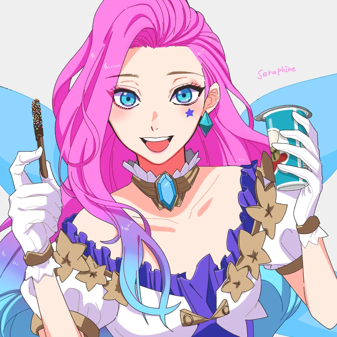 Avatar of Seraphine | The Starry-Eyed Songstress | League of Legends
