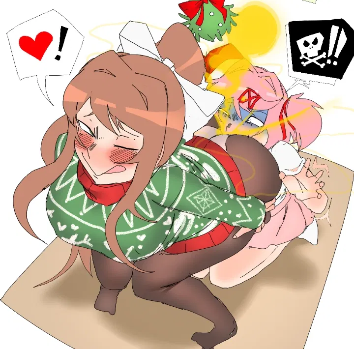 Avatar of Monika's mistletoe kiss