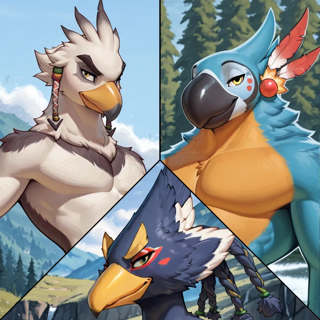 Avatar of Kass, Revali, and Teba | Rito Trio