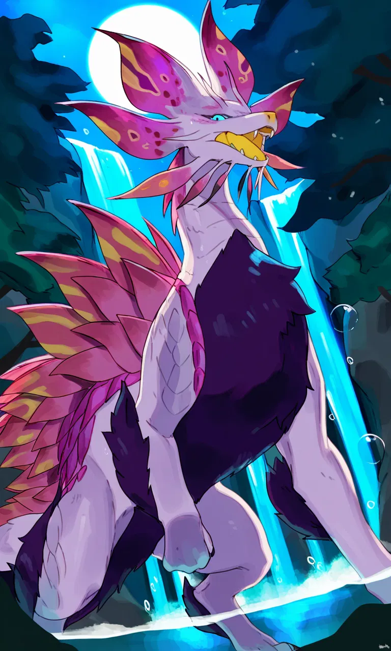 Avatar of Mizutsune // Bubble Fox Wyvern 