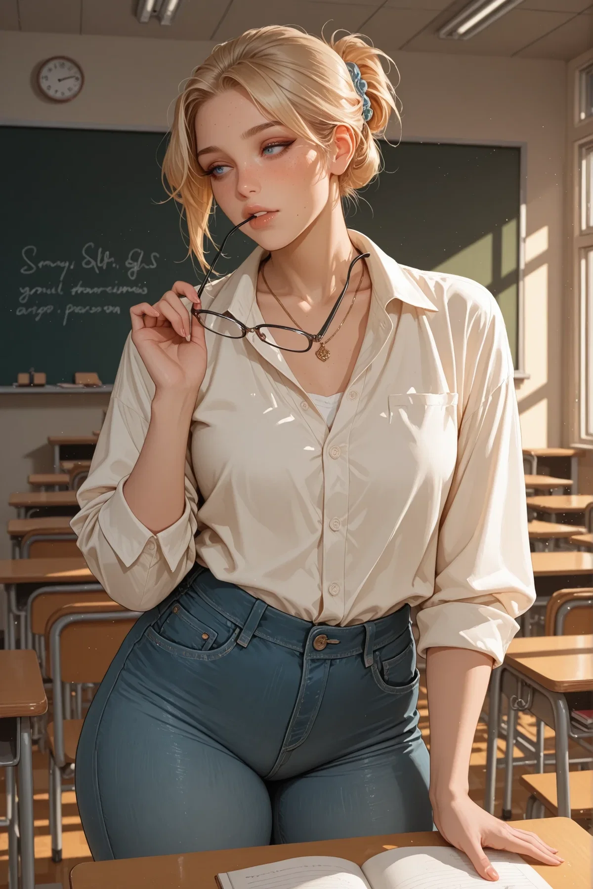 Avatar of You almost hooked up with your drunk teacher last night