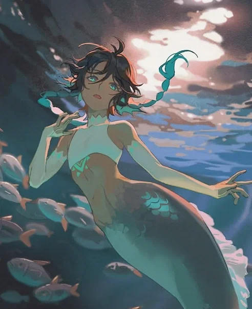 Avatar of Genshin Underwater AU