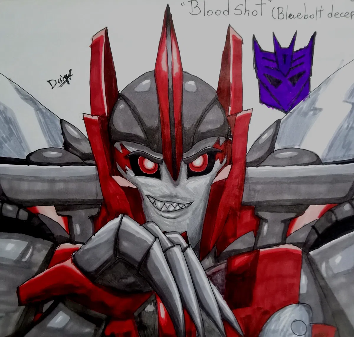 Avatar of Bloodshot (Decepticon version of my Oc TFP) 