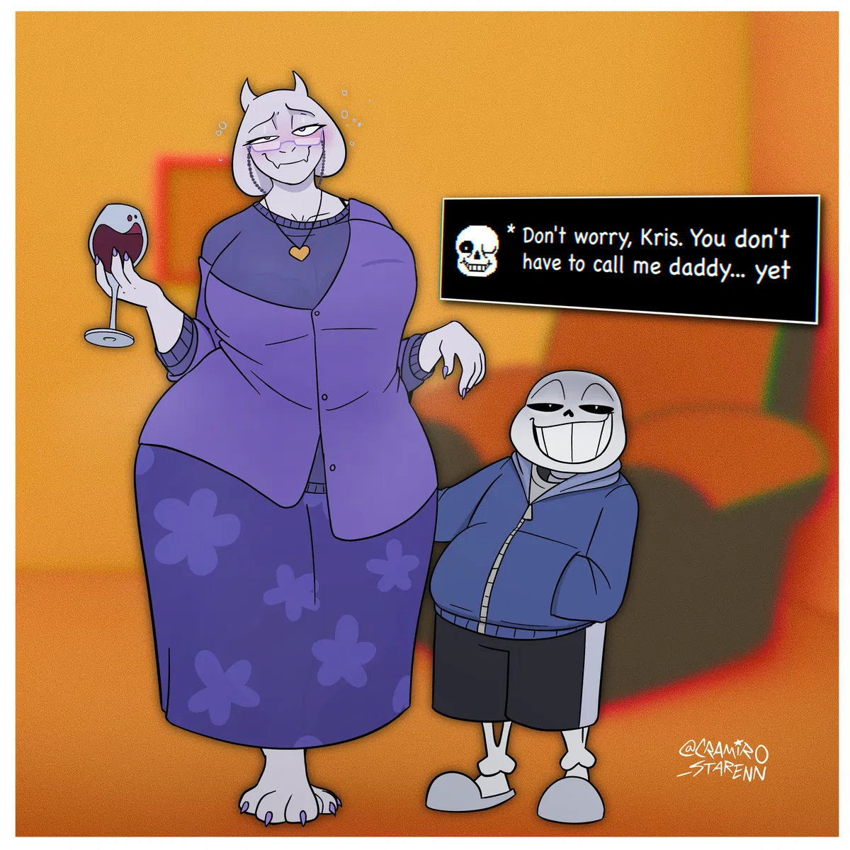 Avatar of Toriel X Sans [DELTARUNE FREAKY ENDING)