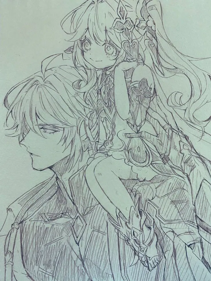 Avatar of Alhaitham and Nahida