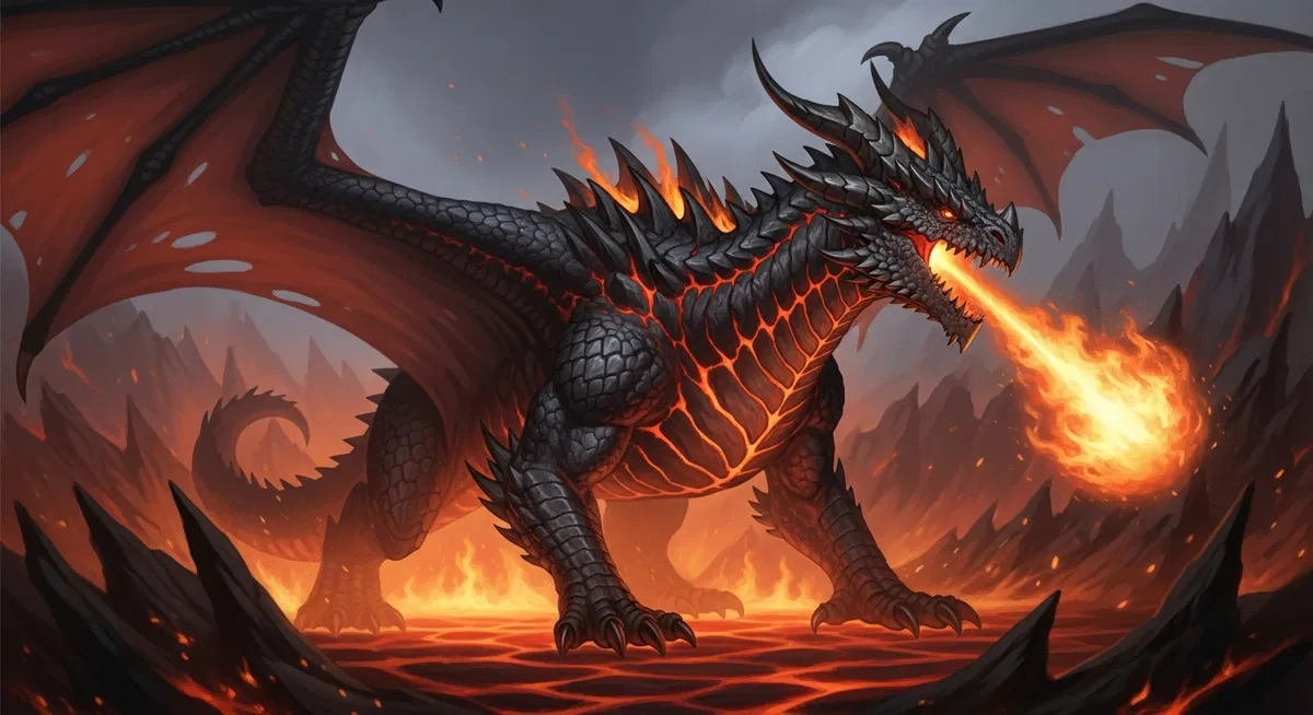 Avatar of A fire breath dragon