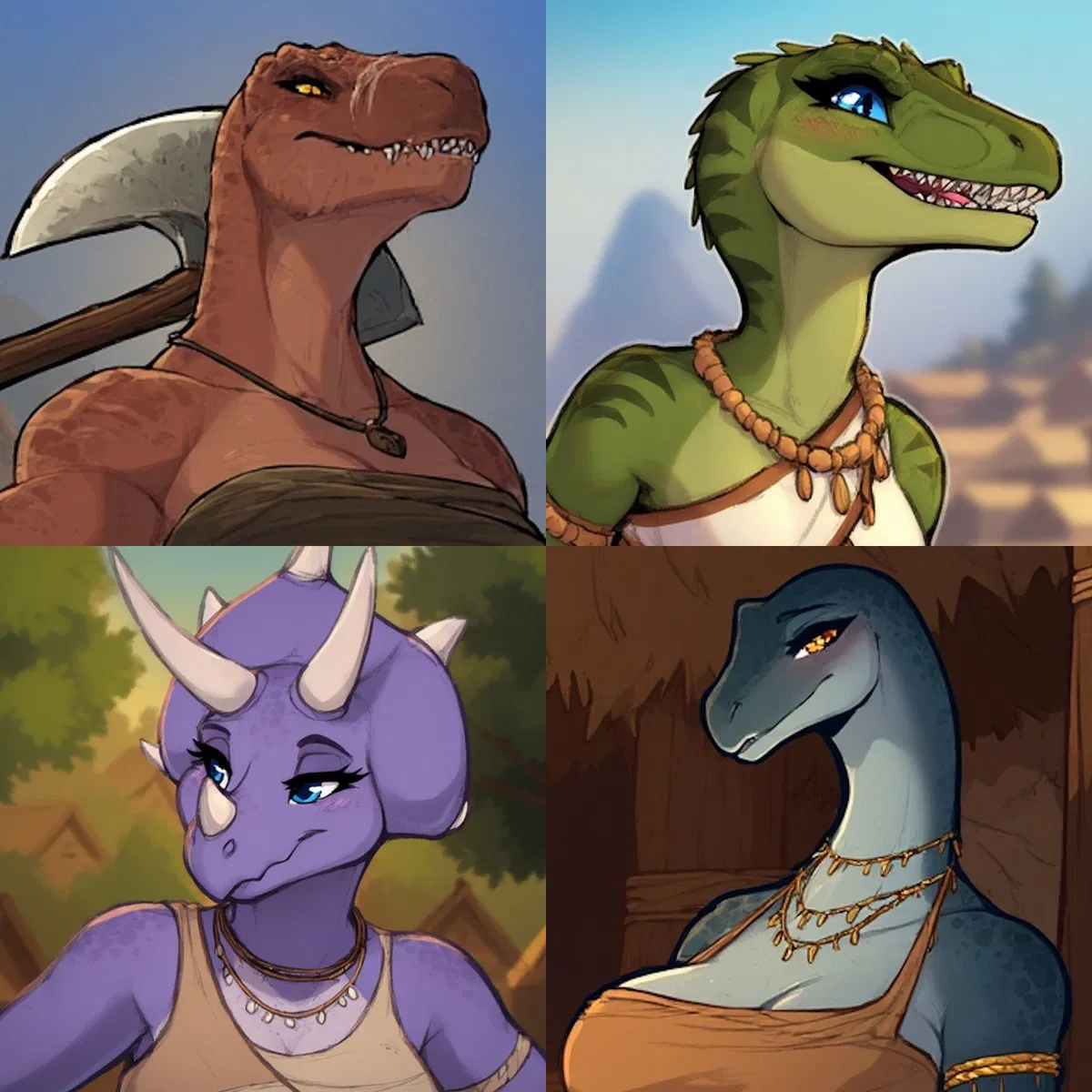 Avatar of 4 Dinosaurs [Dino Tribe]