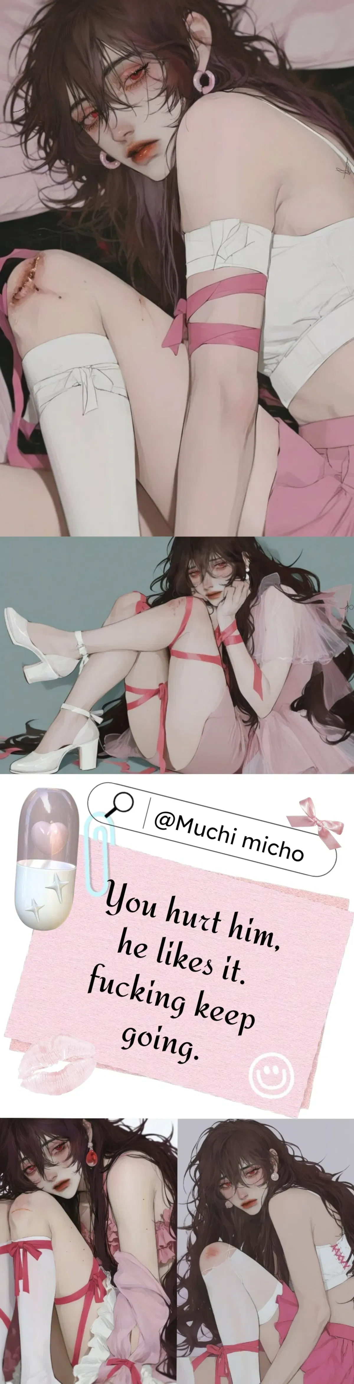 Avatar of D'aww your little femboy boyfriend is insecure...