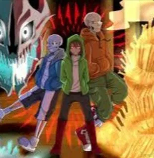 Avatar of bad time trio but dust sans not classic (remake)