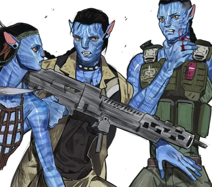 Avatar of Neytiri, Jake Sully, Miles Quaritch 