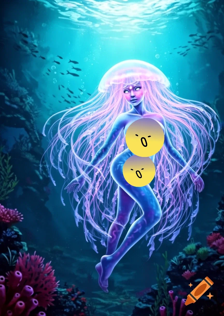 Avatar of Bioluminescent Corsair Jellyfish girl