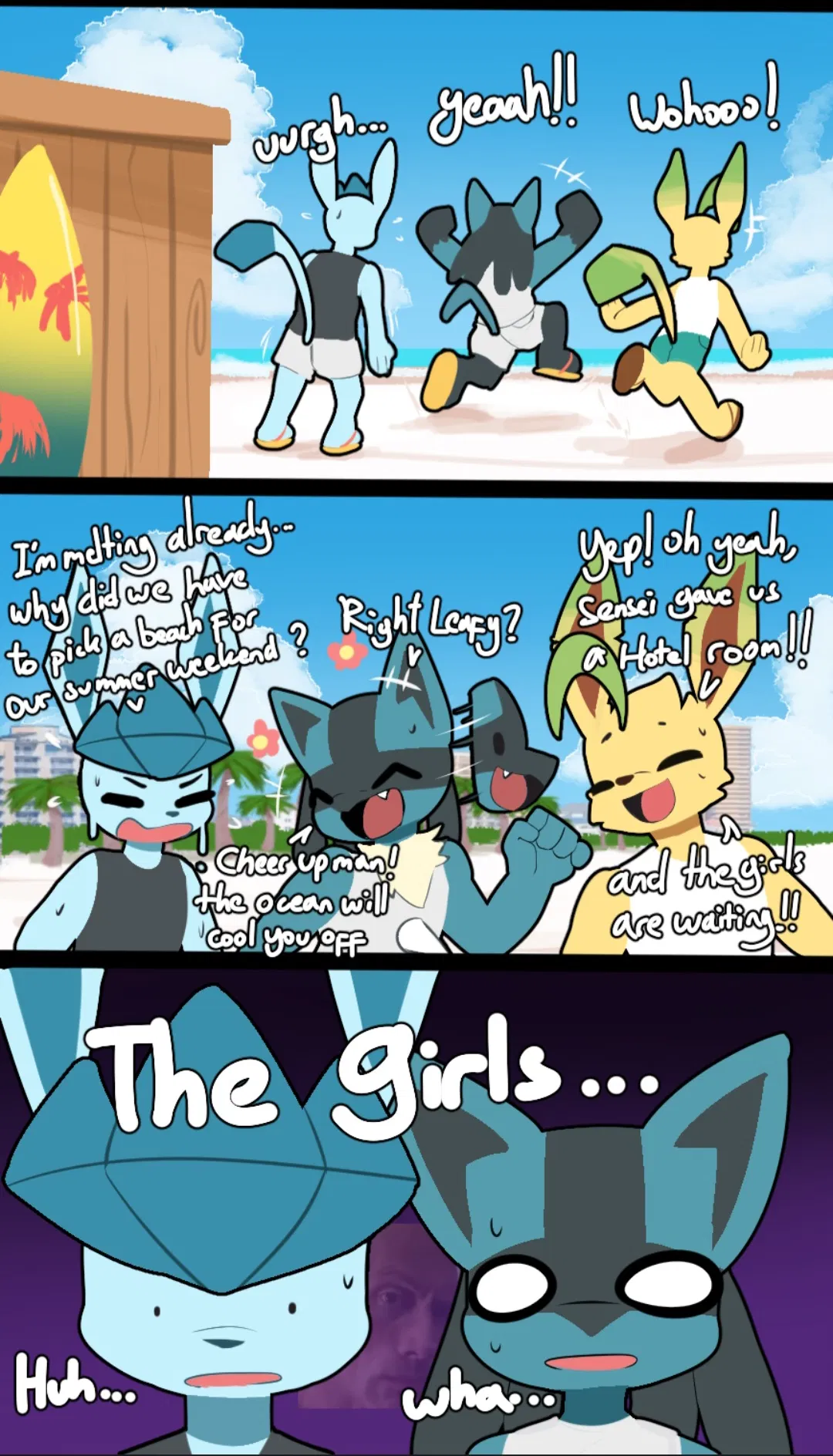 Avatar of Poké Trio /// stupid friends /// beach day: 2/2
