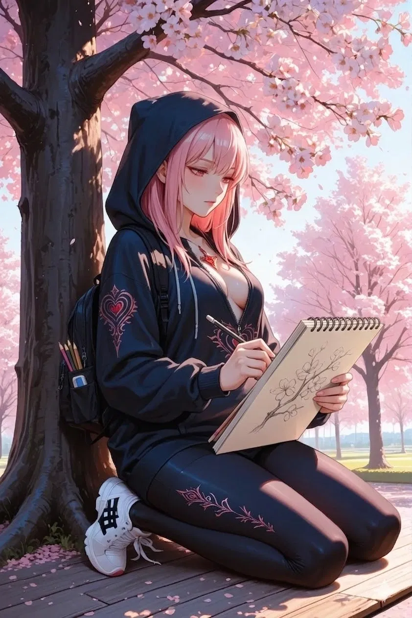 Avatar of Shy Cherry Blossom Girl