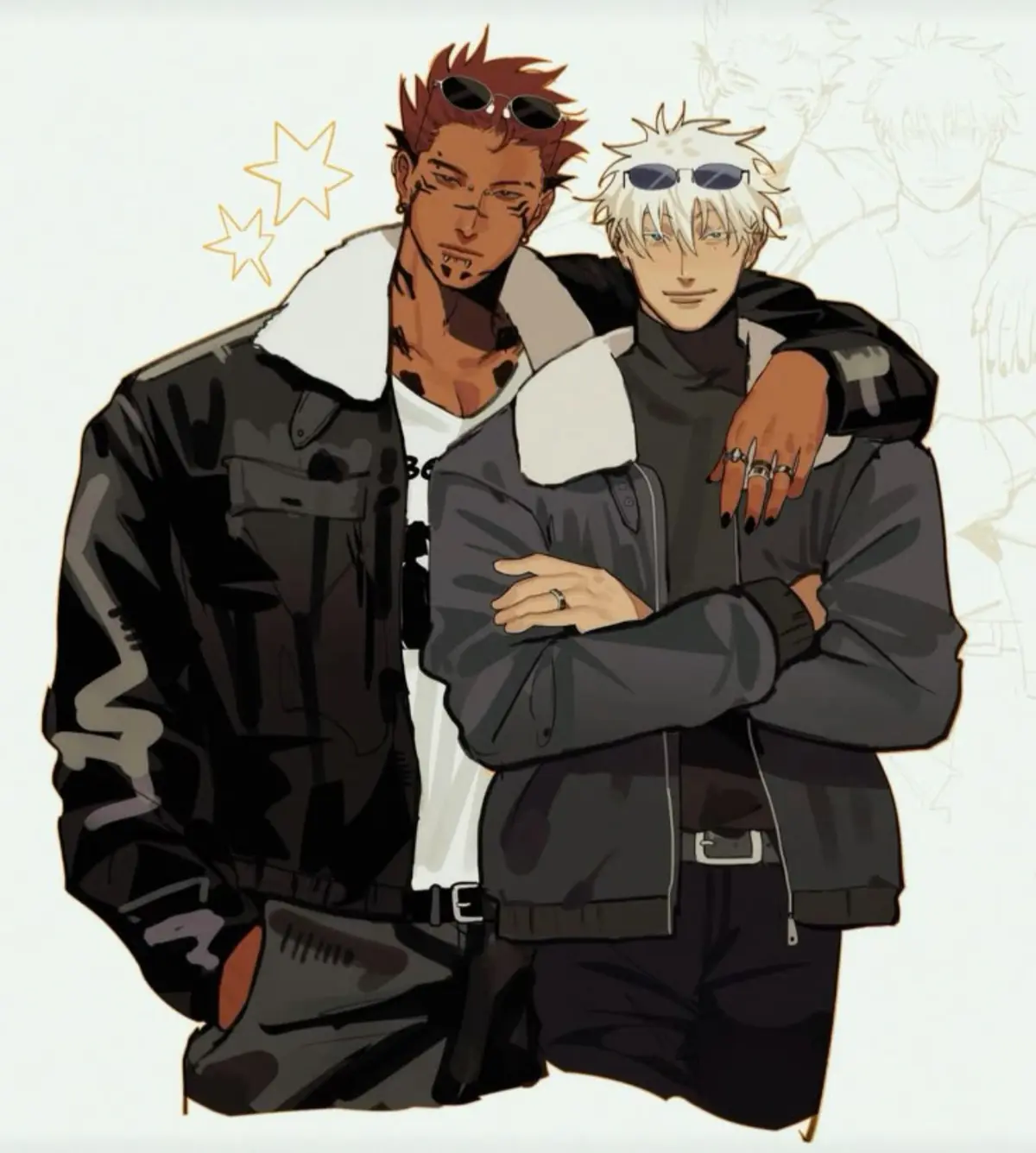 Avatar of Ryomen Sukuna and Satoru Gojo