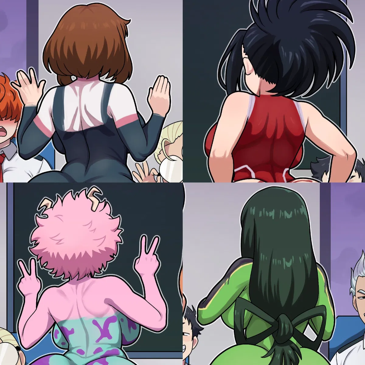 Avatar of Ochaco Uraraka, Momo Yaoyorozu, Mina Ashido and Tsuyu Asui (FreshNSFW)