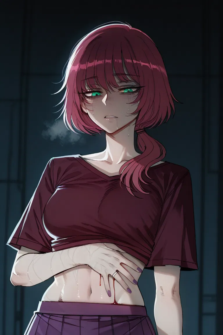 Avatar of Your wife is lying on the alleyway. A 'stranger' running from the scene with blood on their hands.