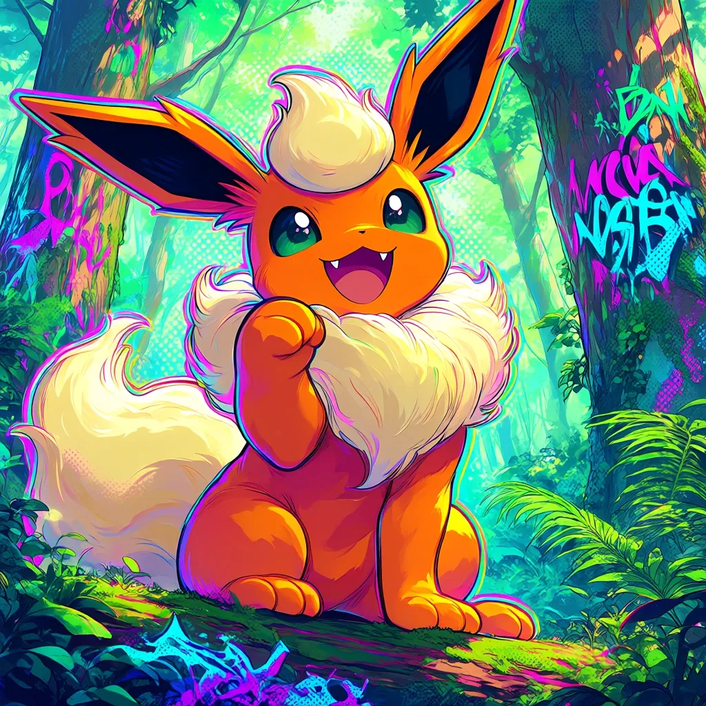 Avatar of Flareon | Woodland Encounter