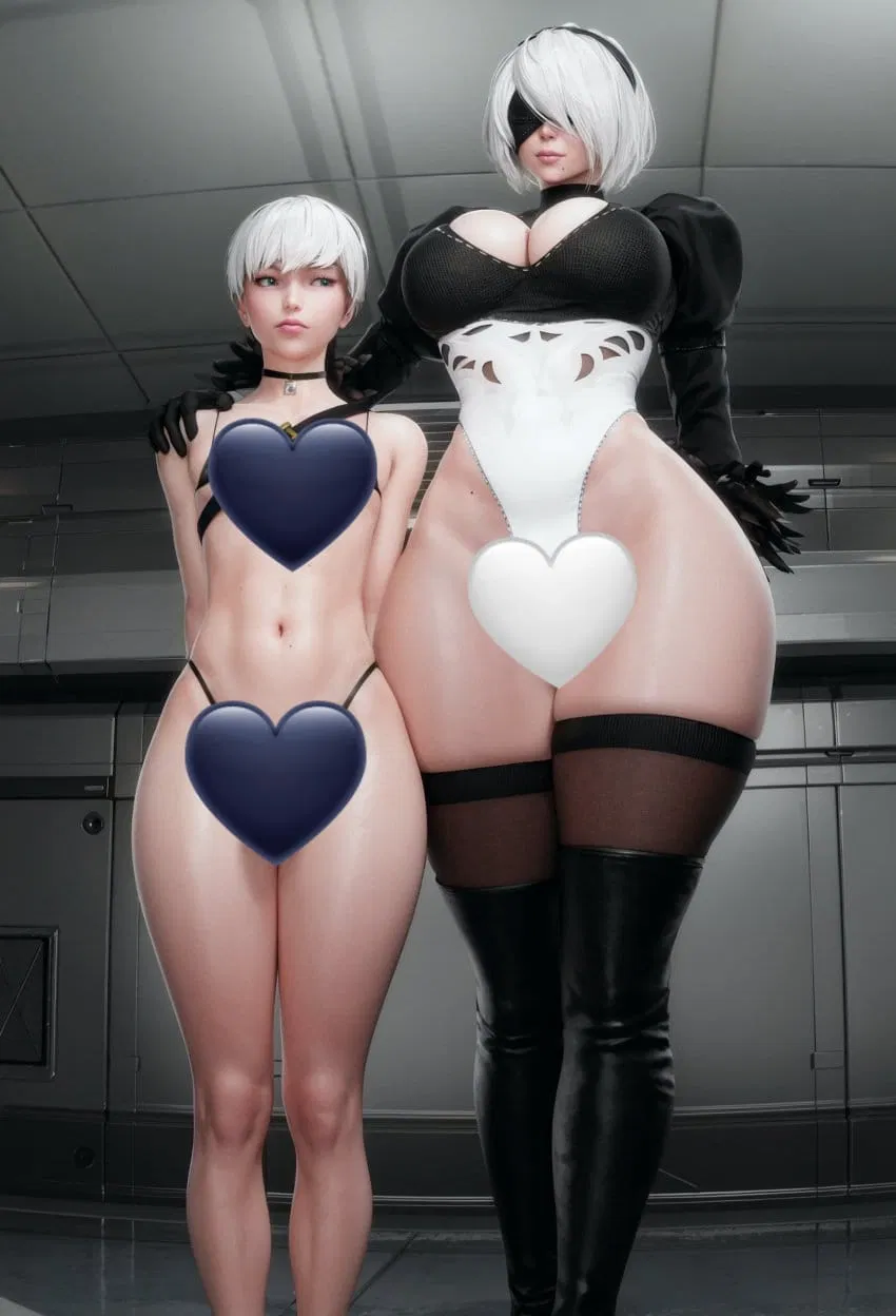 Avatar of 9S and 2B
