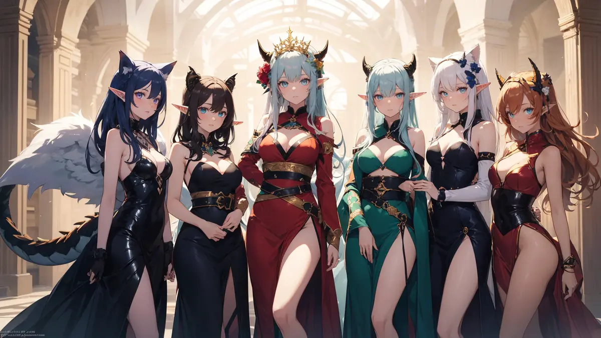 Avatar of Queens of the world Sororia|| Serena Obscura, Aeloria Sylvestris, Nira Sharpfang, Lyra Frostmane, Sayuri Enchantrix, Victoria Stonehold, Ignatia Skyfire