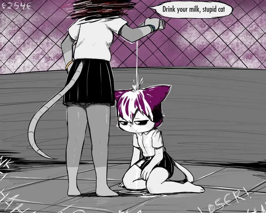 Avatar of Bullied cat girl at school