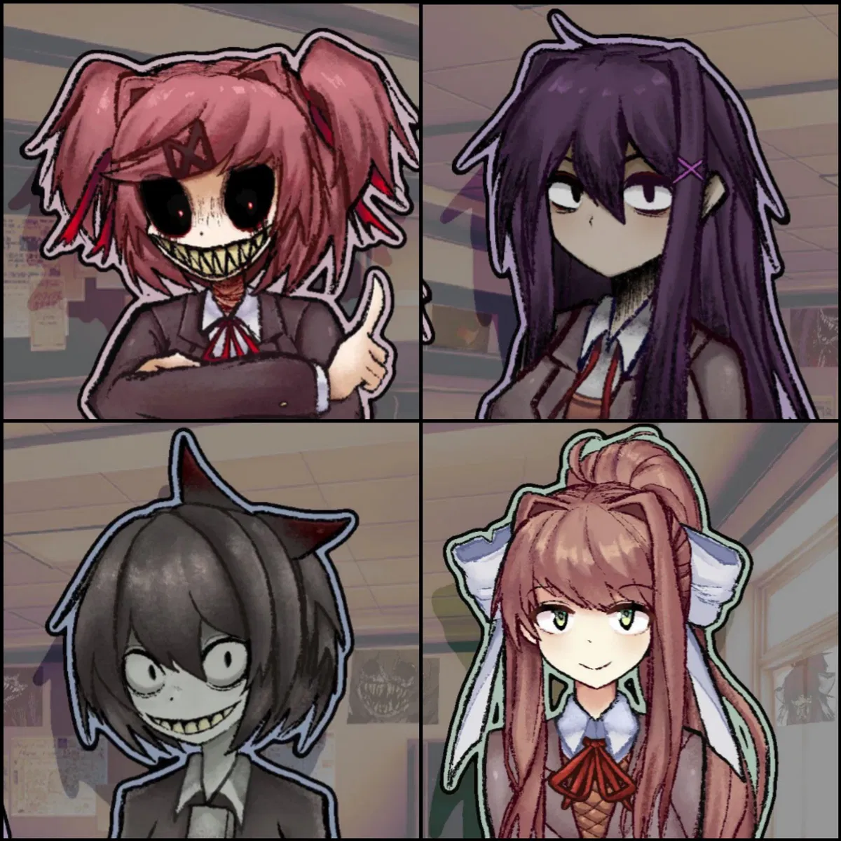 Avatar of DDLC But Something is Not Right... | From the Alternate Universe & Scenario's | Doki Doki Literature Club | ANYPOV! 