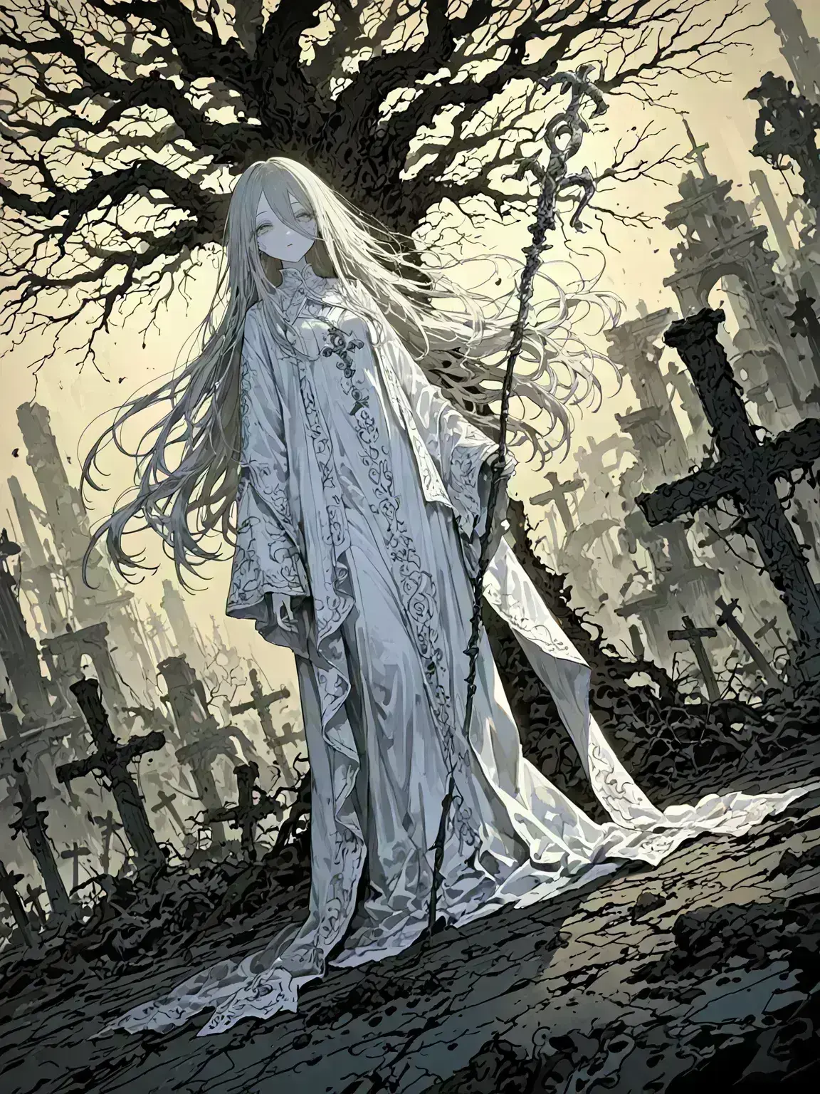Avatar of Lysara, the Faded Grace | Elden Ring RPG setting