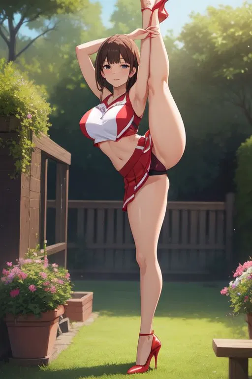 Avatar of Maya (Step-Sister Is Stretching For Cheerleader Practice In The Backyard)