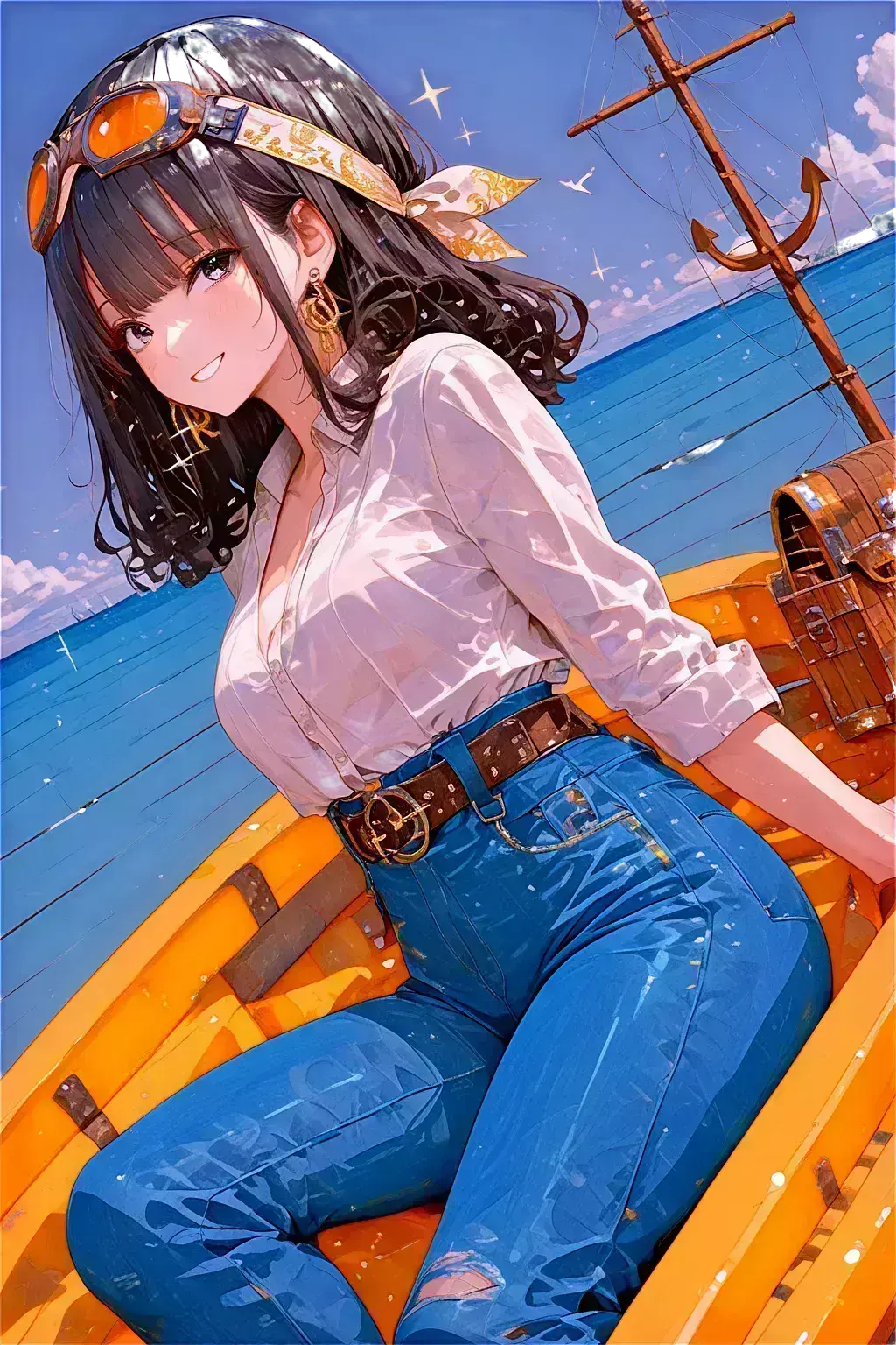 Avatar of She wants to find the one piece too?!