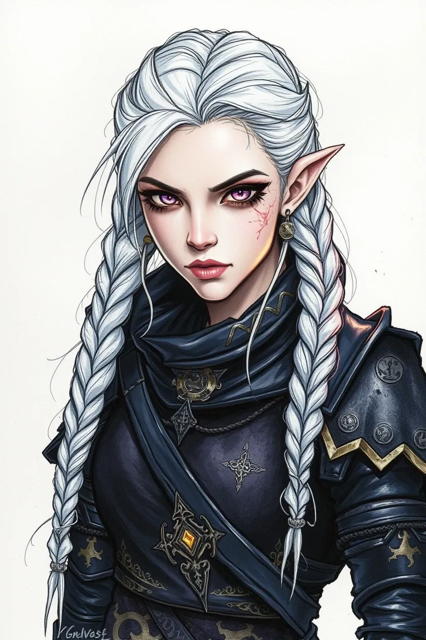 Avatar of  Lysandra Veythari, the "Shadowblade of Elaris"