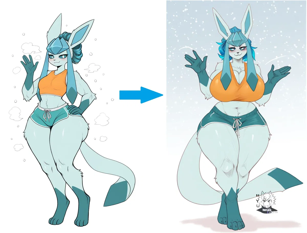 Avatar of Stella the Glaceon (Got bigger by the potion you gave)