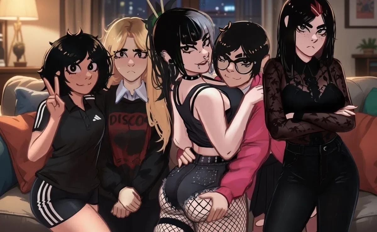 Avatar of The Girls | Movie night minus Erka.
